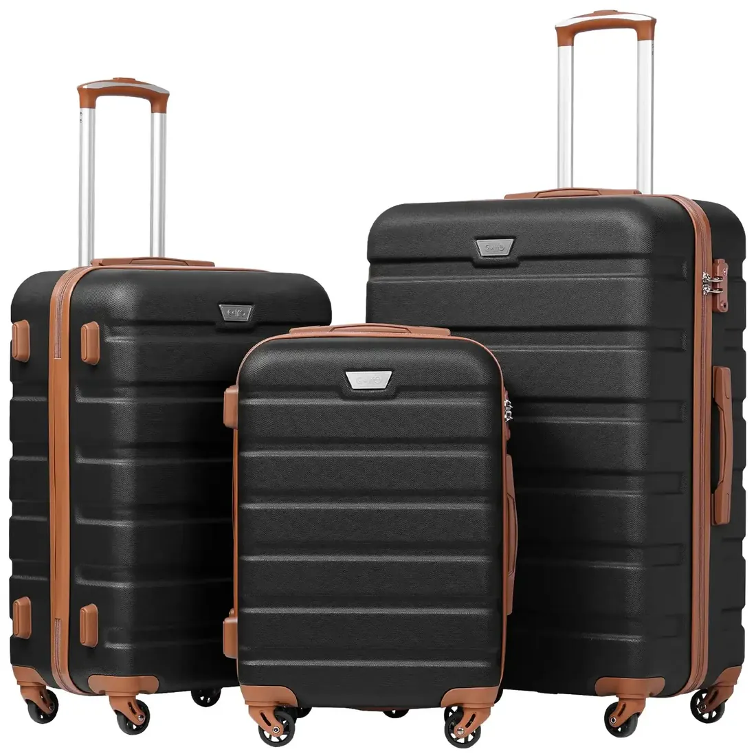 Coolife expandable hardside spinner luggage image 2