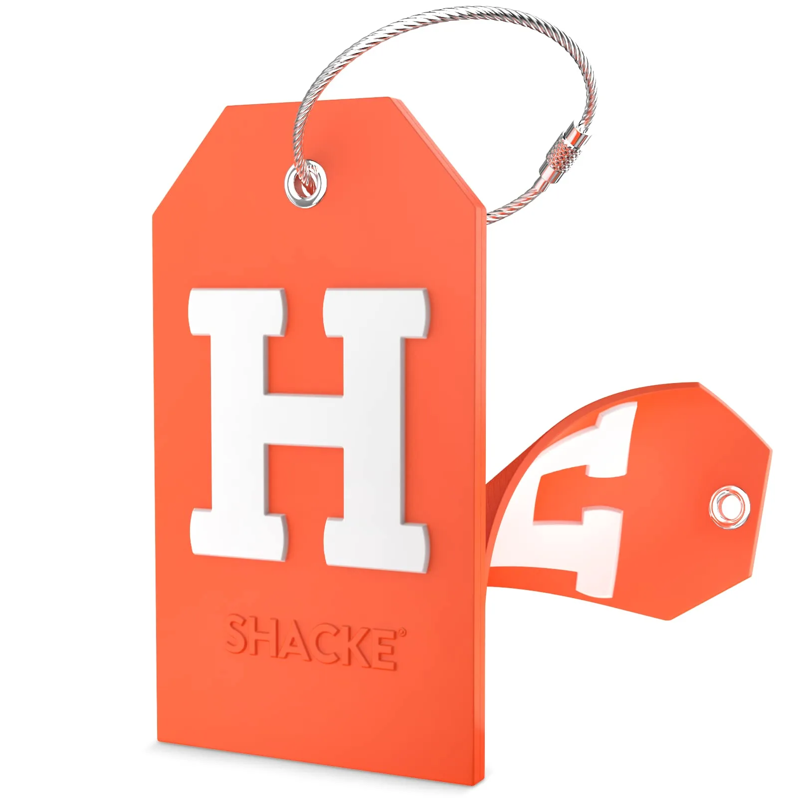 Shacke leather luggage tag image 2