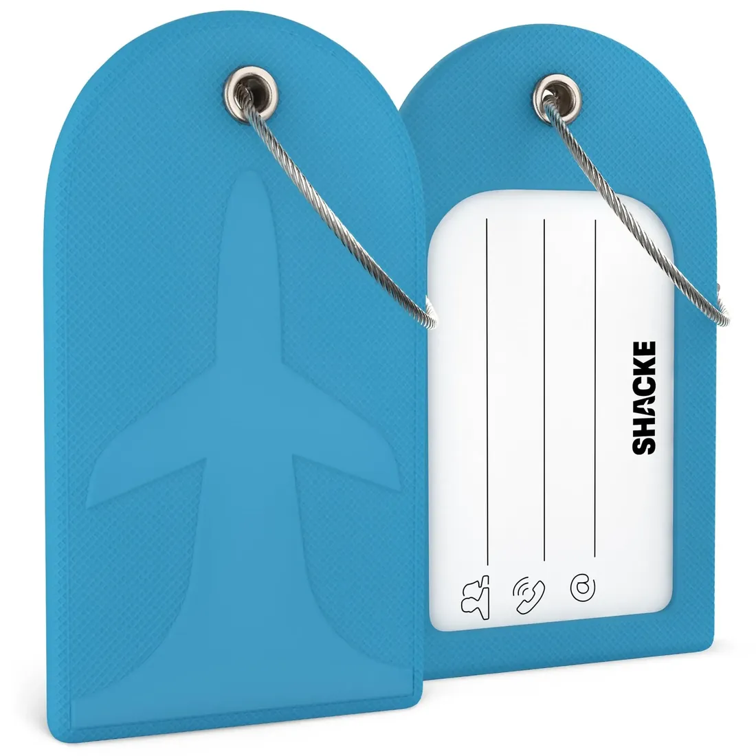 Shacke leather luggage tag image 3