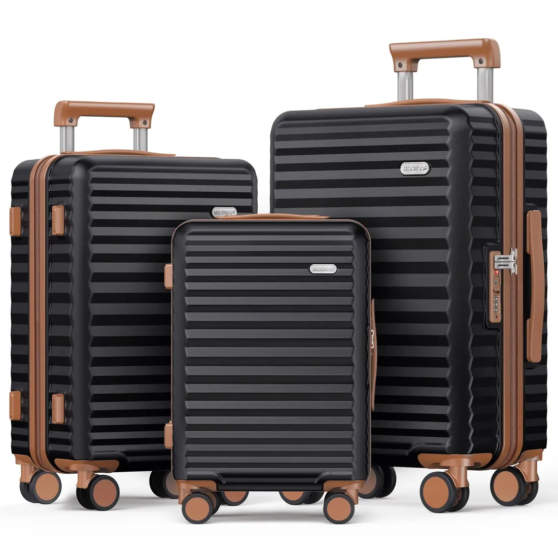 Showkoo hardside expandable spinner luggage image 2