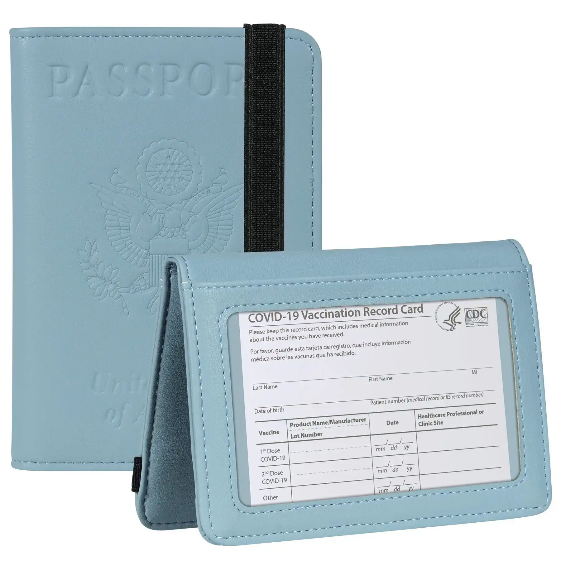 Travelambo RFID blocking passport holder image 3